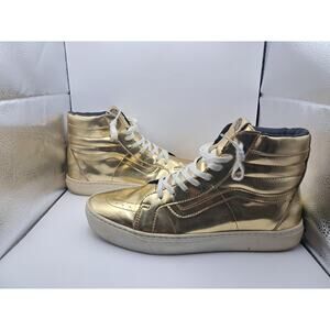Size 11.5M | 13W - Vans Sk8-Hi Gold Metallic Rio Brazil 2016 Olympic - 500664